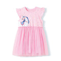 Little Girls Cartoon Embroidered Design Summer Dresses childrensterritory