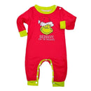 Cartoon Design Red Xmas Family Matching Pajamas Sets childrensterritory