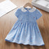 Little Girls Cute Print Cotton Summer Dresses childrensterritory