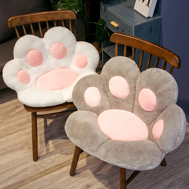 Cute Soft Stuffed 70*60cm Kawaii Cat Paw Plush Cushion childrensterritory