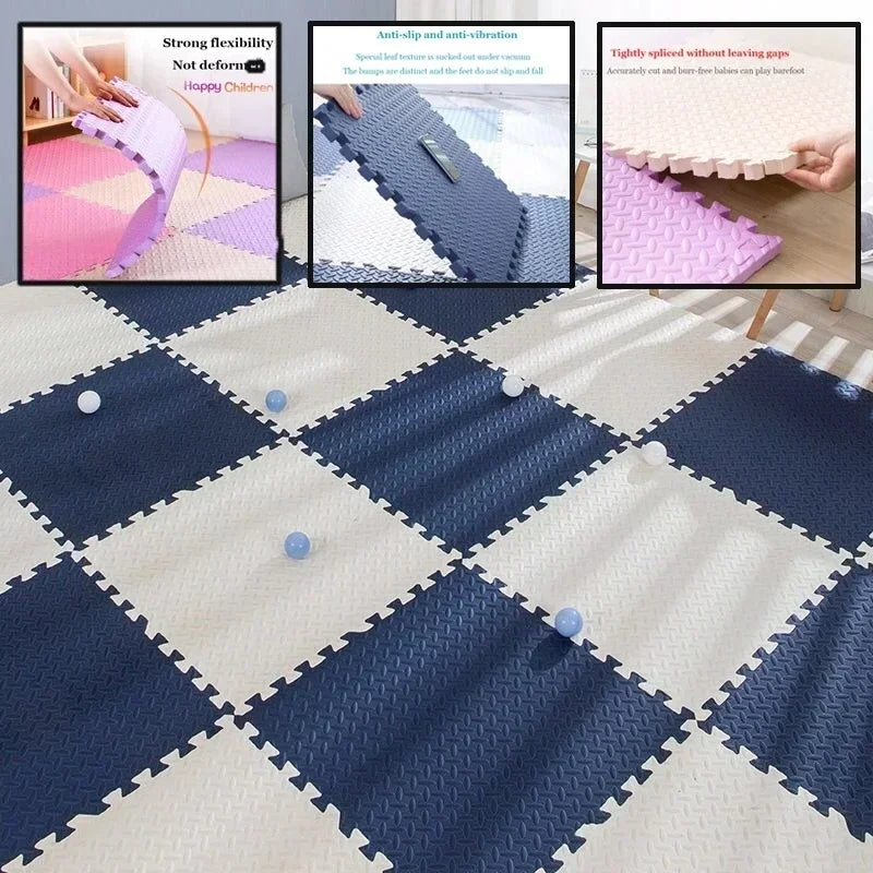 Made with EVA Foam 8-16pcs Floor Carpet Baby Play Mat childrensterritory