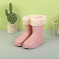 Kids Waterproof Winter Rain/Snow Boots with Fleece Inside childrensterritory