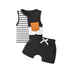 Baby Boys Casual 2pcs Summer Outfit Tank Top and Shorts Set childrensterritory