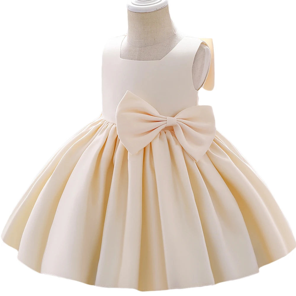 Baby/Kids Girls Bowknot Design Princess Birthday Party Dresses