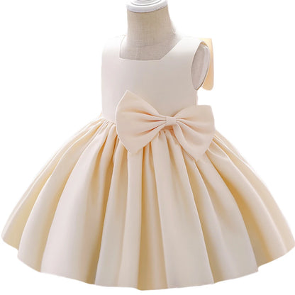 Baby/Kids Girls Bowknot Design Princess Birthday Party Dresses