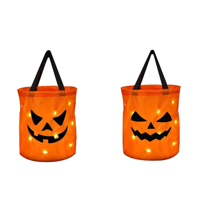 LED Light Halloween Trick or Treat Bucket Gift Basket childrensterritory