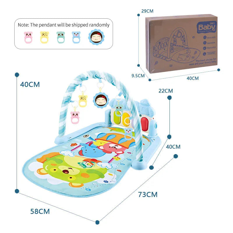 Musical Pedal Piano Baby Fitness Game Mat childrensterritory