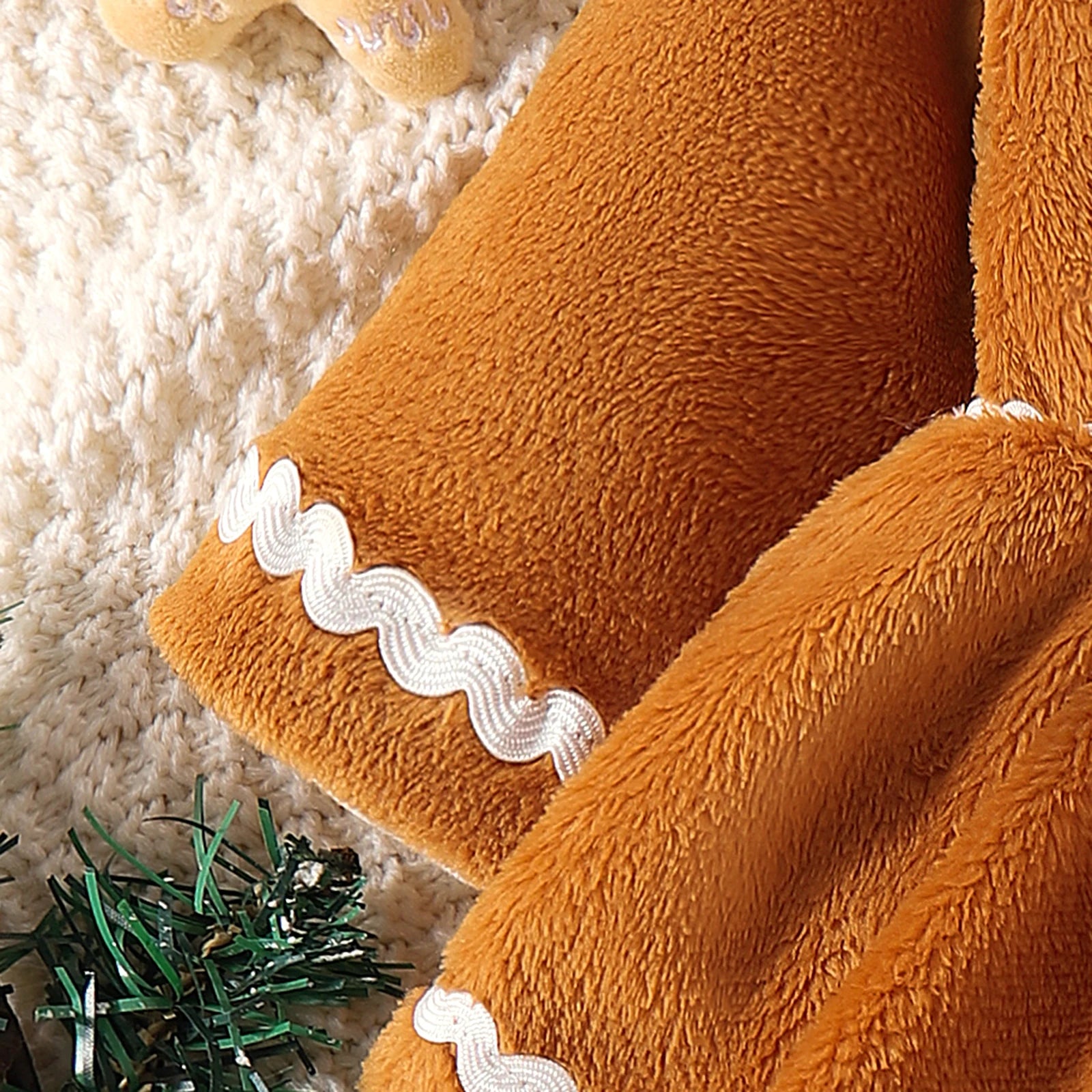 Long-Sleeve Baby Dress | Cozy Winter Outfit Brown / 3-6M Long-Sleeve Baby Dress | Cozy Winter Outfit Brown / 3-6M