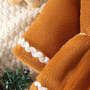 Baby Girls Bow Lace Design Winter Dresses childrensterritory