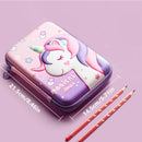 3D Large Capacity Unicorn and Space Design Pencil Case/Pen Box