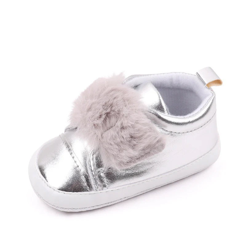 New Born Baby Blingbling Plushy Sneakers childrensterritory