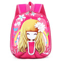 Cartoon Princess Design Kids Hard Shell Backpack for Girls/Boys childrensterritory