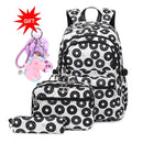 Donuts Print: 3 Pcs/Set of School Backpacks for Teenage Girls