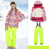 Kids Ski Wear Printed Windproof And Waterproof Clothing Set childrensterritory
