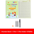 Kids 4pcs Reusable Sank Magic Practice English Version Copybook childrensterritory