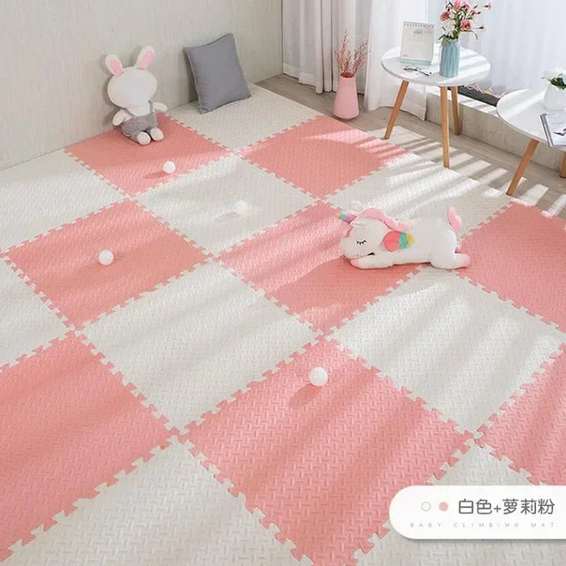Soft Interlocking Puzzle Mat Play for Kids Room