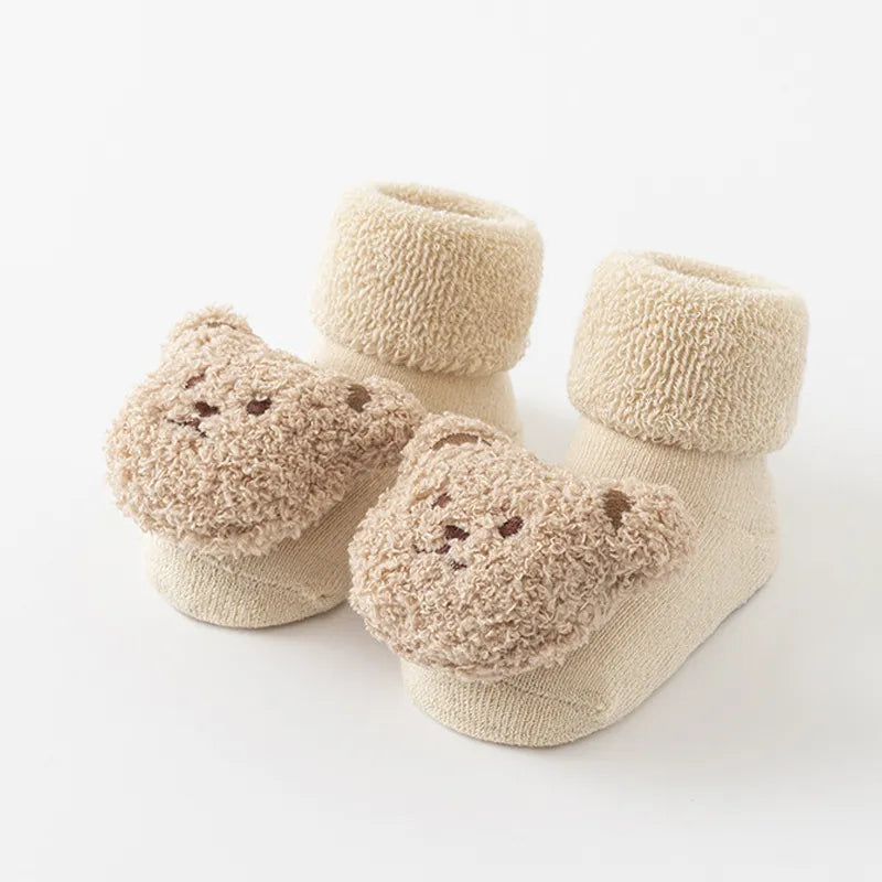 Cartoon Design Warm Soft Soled Baby Socks childrensterritory
