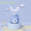 360-Degree Smart U-shaped Electric Cartoon Kids Silicone Toothbrush childrensterritory