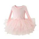 Tulle Puffy Tiered Long Tail Flower Girl Dresses For Wedding Party