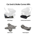 Infant Lightweight Multifunctional Car Seat Cum Stroller childrensterritory