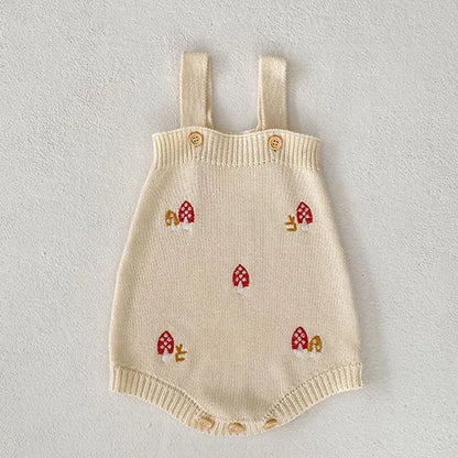 Baby Girl Hollow Out Knitwear Outfit Set