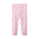Kids Girls Cartoon and Floral Print Cotton Leggings/Trousers childrensterritory