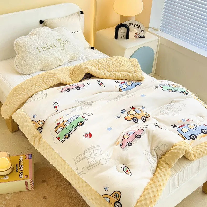 Soft Breathable Warm Baby Thick Quilted Blanket