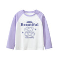 Girls' Cartoon Print Long Sleeves Stylish Tops childrensterritory