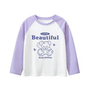 Girls' Cartoon Print Long Sleeves Stylish Tops childrensterritory