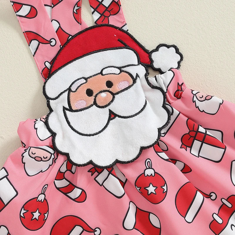 Baby Girls' Long-Sleeved Christmas Party Outfit