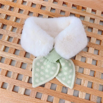 Cold-Proof Plush Warmth Solid Knitted Kids Scarf childrensterritory
