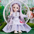 1/6 3D Eyes Girl Doll and Clothes with Multiple Removable Joints childrensterritory