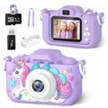 1080P HD Cartoon Unicorn Design Kids Mini Camera childrensterritory