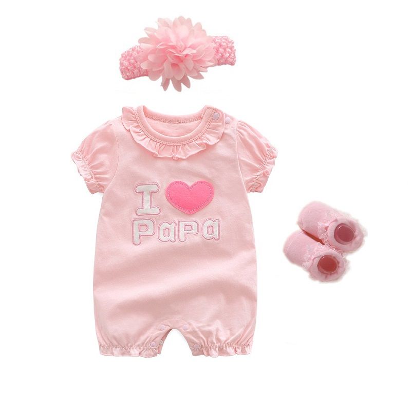 Baby Girl Pink Princess Clothing Sets for Birthday Party childrensterritory