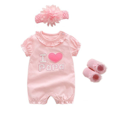 Baby Girl Pink Princess Clothing Sets for Birthday Party childrensterritory