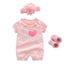 Baby Girl Pink Princess Clothing Sets for Birthday Party childrensterritory