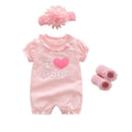 Baby Girl Pink Princess Clothing Sets for Birthday Party childrensterritory