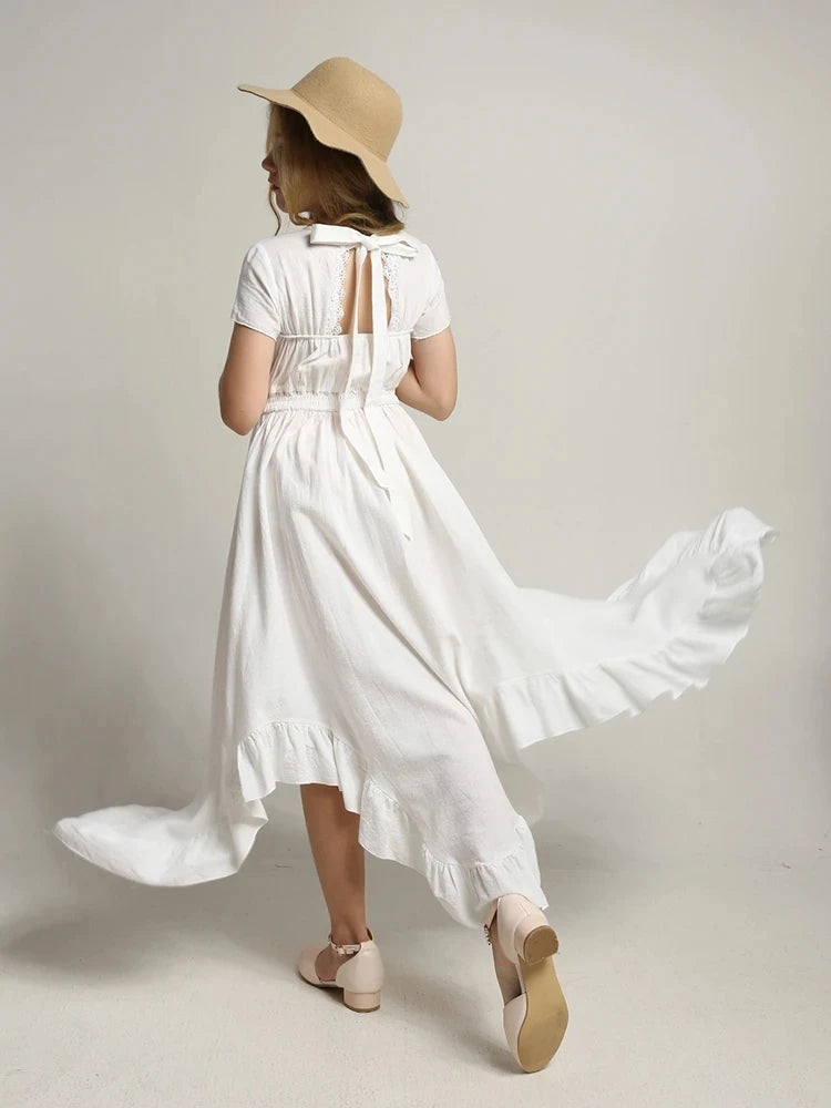 Girls Sleeveless Long Princess Dresses childrensterritory