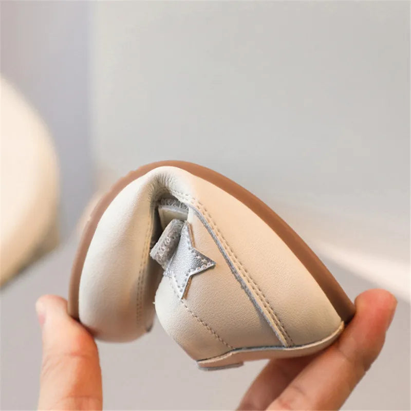 Barefoot Microfiber Leather Soft Shoes For New Baby Kids