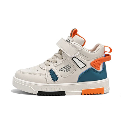 Waterproof, Non-slip Kids Casual Leather Sneakers childrensterritory