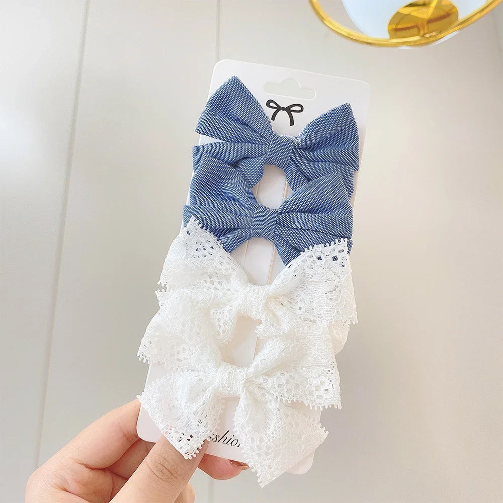 Girls Cute Handmade Lace Design Hair Accessories