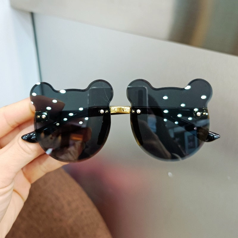 Kids Bear Shape Anti-glare Sun Glasses for Girls Boys childrensterritory
