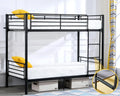 Metal Twin Bunk Beds for Kids/Teens/Adults with Stairs childrensterritory