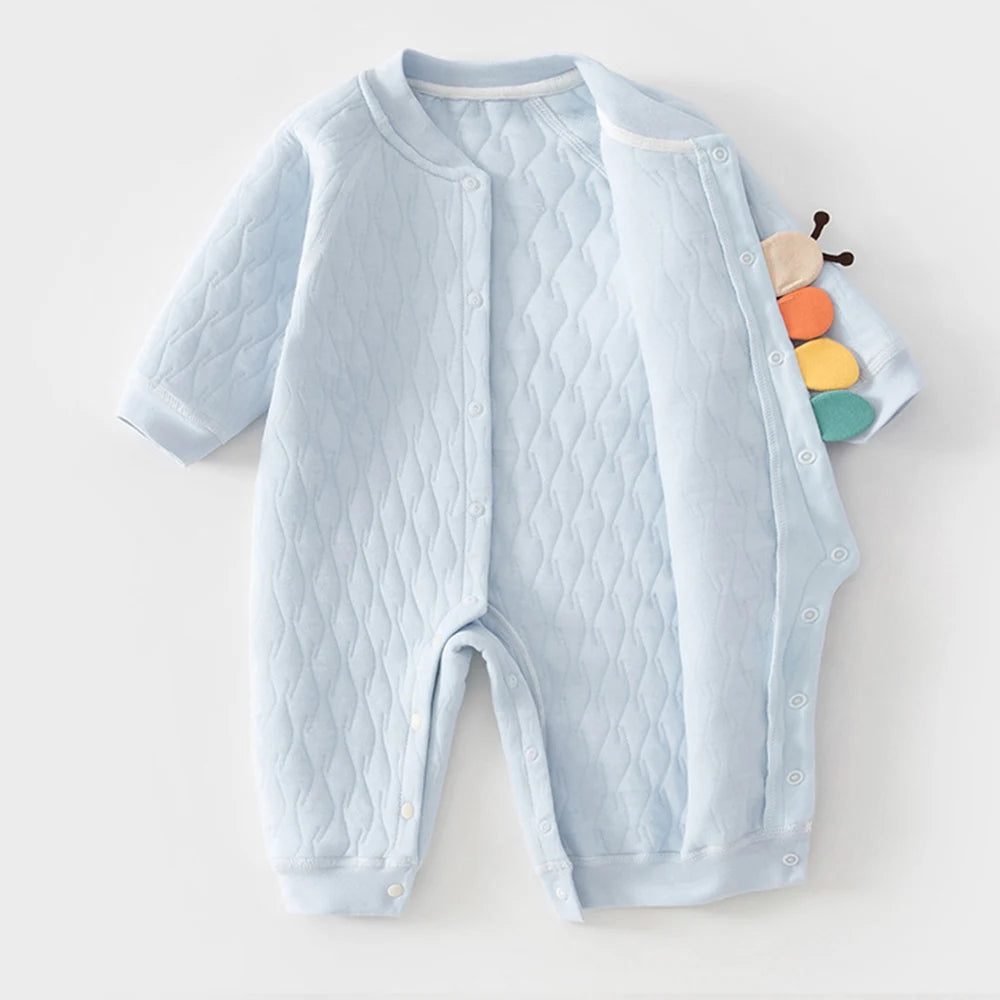 Baby Kids Soft Long Sleeves Winter Bodysuit