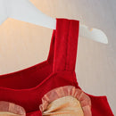 Baby Girls Bow Design Elegant Winter Dresses