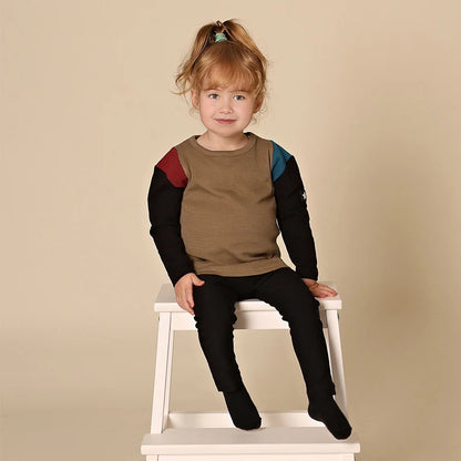 Family Matching Winter T-shirt and Long Dress Set childrensterritory