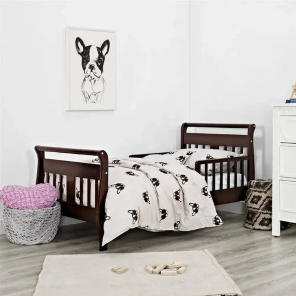 Adorable Wooden Relax Sleigh with Safety Rails for Baby childrensterritory