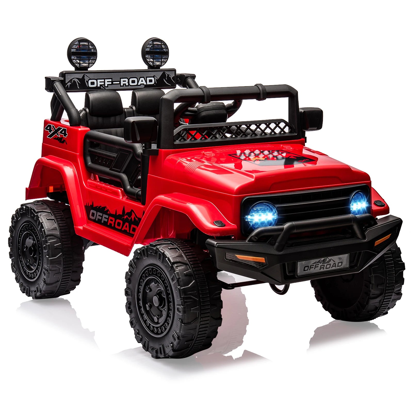 Kids Ride On Remote Control 12V Truck with Led Lights childrensterritory