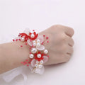 Kids' Girls Pearl and Flower Design Headbands and Wristbands childrensterritory