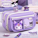 Large Capacity Kawaii Pencil Case For School Girls